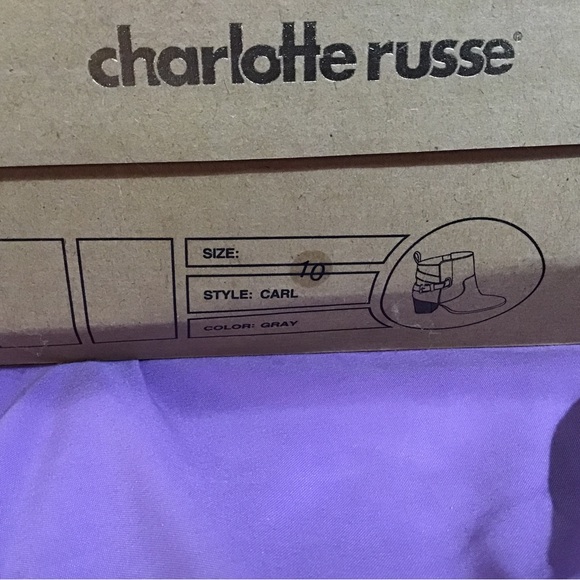 Charlotte Russo grey boots new grey size 10 in box - Picture 8 of 9